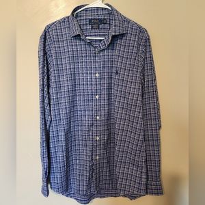 Polo Ralph Lauren Classic Fit Performance Button Up Long Sleeve Shirt